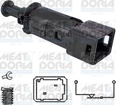Meat & Doria 35032 - Вимикач ліхтаря сигналу гальмування autozip.com.ua