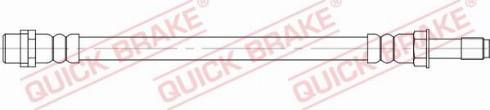 QUICK BRAKE 37.046 - Гальмівний шланг autozip.com.ua