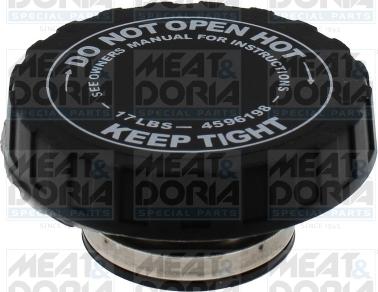 Meat & Doria 2036021 - Кришка, резервуар охолоджуючої рідини autozip.com.ua