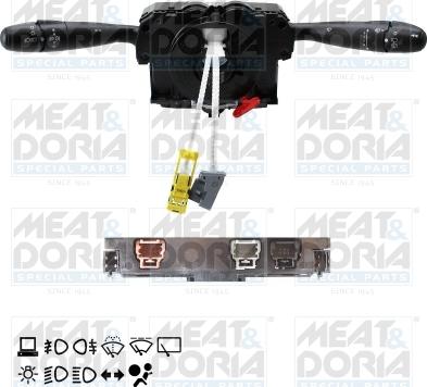 Meat & Doria 231725 - Вимикач на рульовій колонці autozip.com.ua