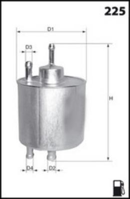 Mecafilter ELE6029 - Паливний фільтр autozip.com.ua