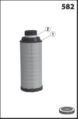 Mecafilter FJ3434 - Повітряний фільтр autozip.com.ua