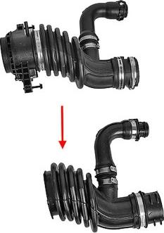 MEHA AUTOMOTIVE MH54165 - Рукав повітрозабірника, повітряний фільтр autozip.com.ua