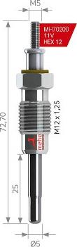 MEHA AUTOMOTIVE MH70200 - Свічка розжарювання autozip.com.ua