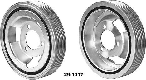 MEHA AUTOMOTIVE MHK60008 - Ремінний шків, колінчастий вал autozip.com.ua