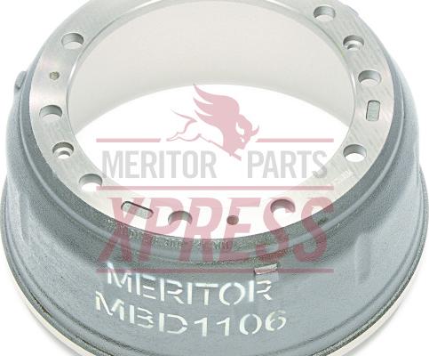 Meritor MBD1062 - Гальмівний барабан autozip.com.ua