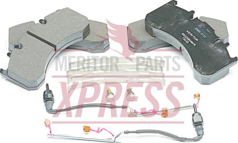 Meritor MDP5097 - Гальмівні колодки, дискові гальма autozip.com.ua