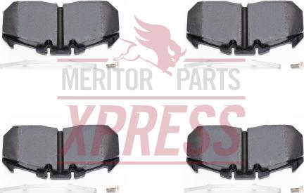 Meritor MDP5065 - Гальмівні колодки, дискові гальма autozip.com.ua