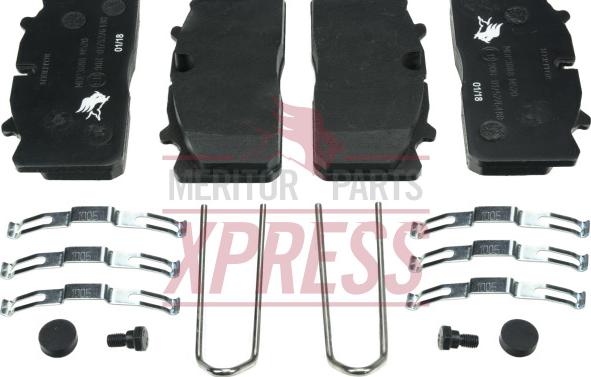 Meritor MDP3077 - Гальмівні колодки, дискові гальма autozip.com.ua