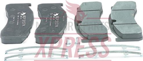 Meritor MDP3125K - Гальмівні колодки, дискові гальма autozip.com.ua