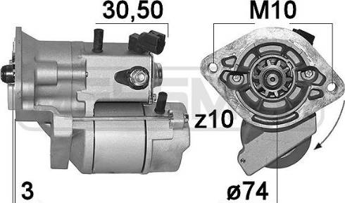 Messmer 220994A - Стартер autozip.com.ua