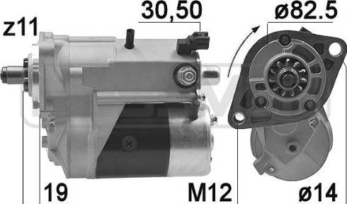 Messmer 220957A - Стартер autozip.com.ua