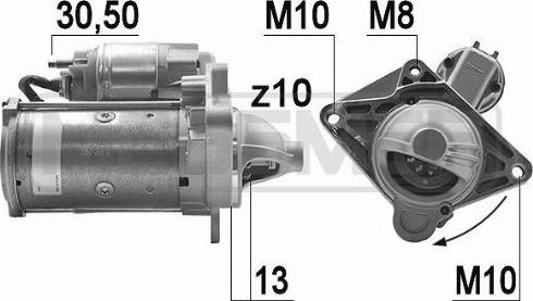 Messmer 220980 - Стартер autozip.com.ua