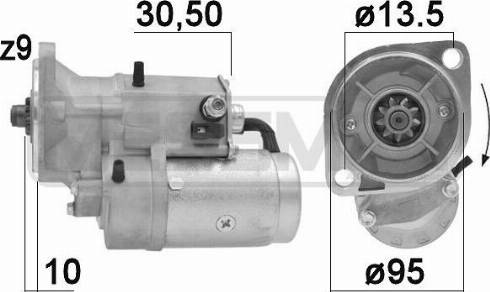 Messmer 220934A - Стартер autozip.com.ua