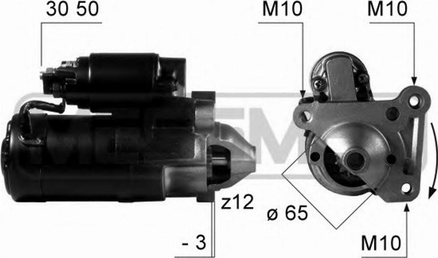 Messmer 220458 - Стартер autozip.com.ua