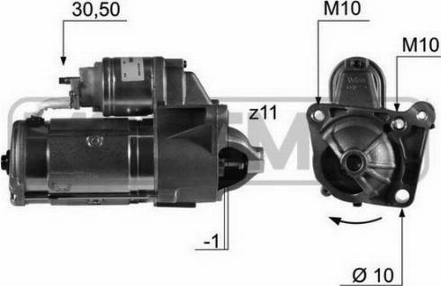 Messmer 220452A - Стартер autozip.com.ua