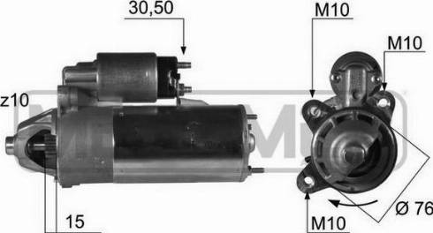 Messmer 220409A - Стартер autozip.com.ua