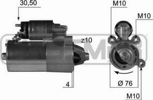 Messmer 220406A - Стартер autozip.com.ua