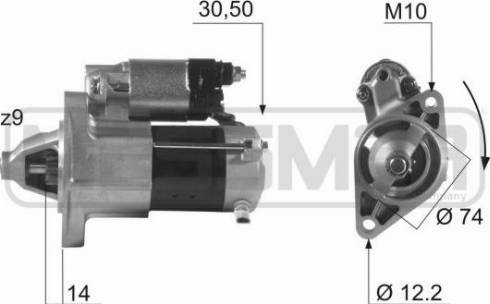 Messmer 220486A - Стартер autozip.com.ua