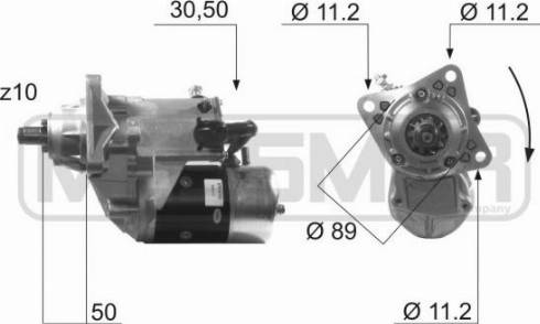 Messmer 220480A - Стартер autozip.com.ua