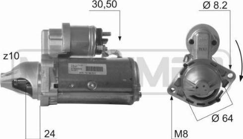 Messmer 220432A - Стартер autozip.com.ua