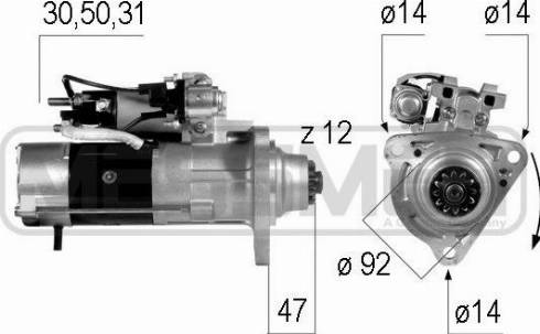 Messmer 220563A - Стартер autozip.com.ua