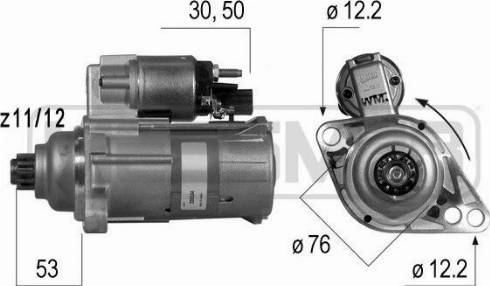 Messmer 220534A - Стартер autozip.com.ua