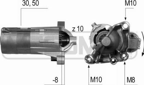 Messmer 220526A - Стартер autozip.com.ua