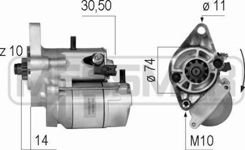 Messmer 220602A - Стартер autozip.com.ua