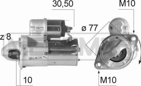 Messmer 220612R - Стартер autozip.com.ua