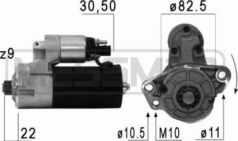 Messmer 220683A - Стартер autozip.com.ua