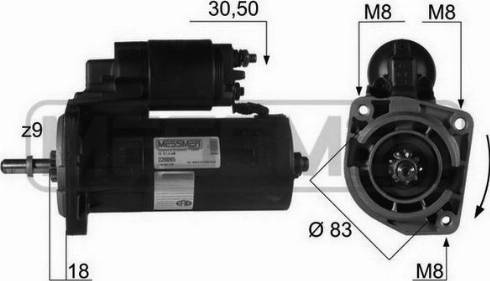 Messmer 220095R - Стартер autozip.com.ua