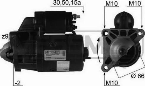 Messmer 220098R - Стартер autozip.com.ua