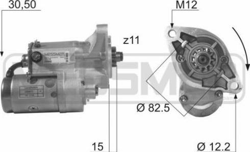 Messmer 220005A - Стартер autozip.com.ua