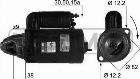 Messmer 220008R - Стартер autozip.com.ua