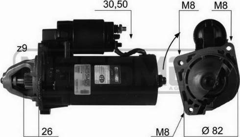 Messmer 220081R - Стартер autozip.com.ua