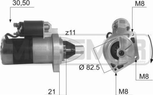 Messmer 220079A - Стартер autozip.com.ua