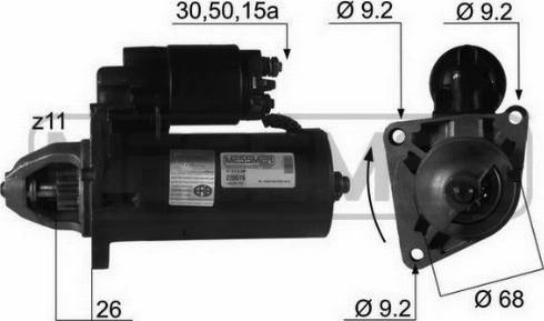 Messmer 220076R - Стартер autozip.com.ua