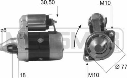 Messmer 220078R - Стартер autozip.com.ua