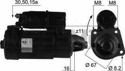 Messmer 220072R - Стартер autozip.com.ua