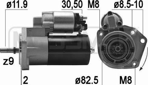 Messmer 220128R - Стартер autozip.com.ua