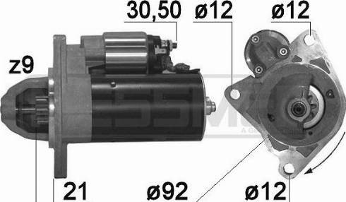 Messmer 220883A - Стартер autozip.com.ua