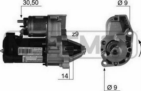 Messmer 220394A - Стартер autozip.com.ua