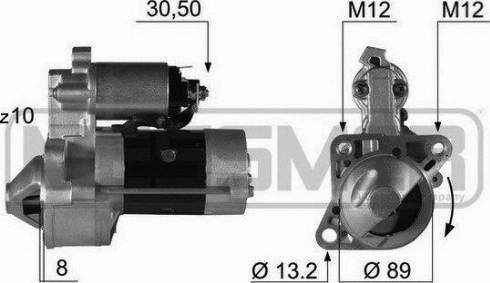 Messmer 220342A - Стартер autozip.com.ua