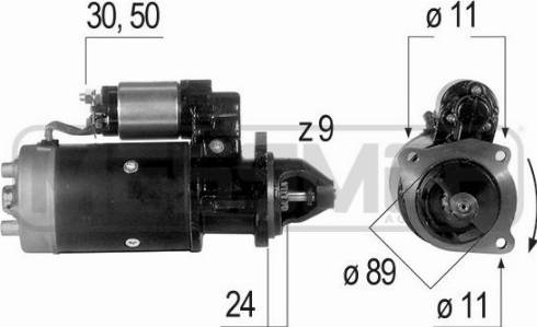 Messmer 220307R - Стартер autozip.com.ua