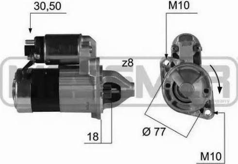 Messmer 220384 - Стартер autozip.com.ua