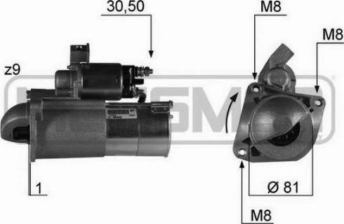 Messmer 220331A - Стартер autozip.com.ua