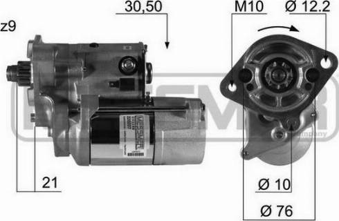 Messmer 220207A - Стартер autozip.com.ua