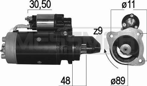 Messmer 220232R - Стартер autozip.com.ua