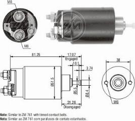 Messmer ZM1761C - Тягове реле, стартер autozip.com.ua